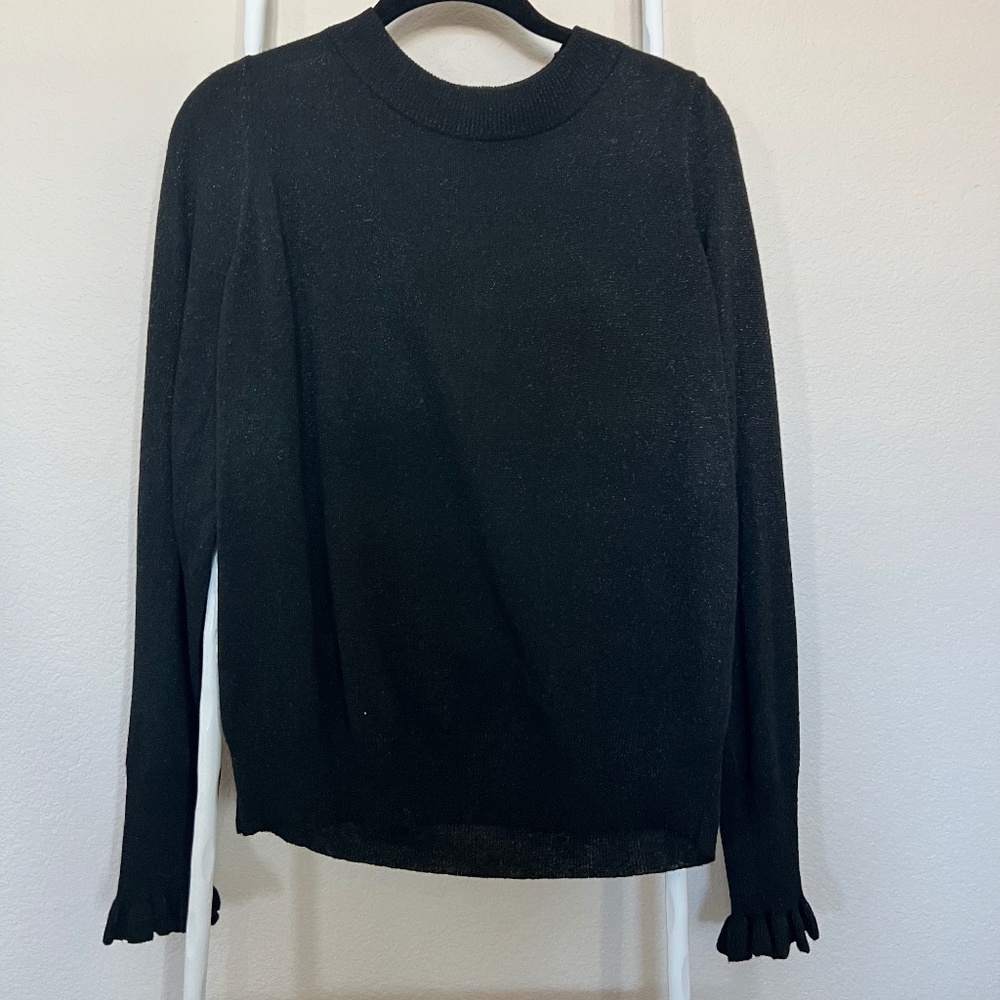 FRNCH Black Lurex Sweater M